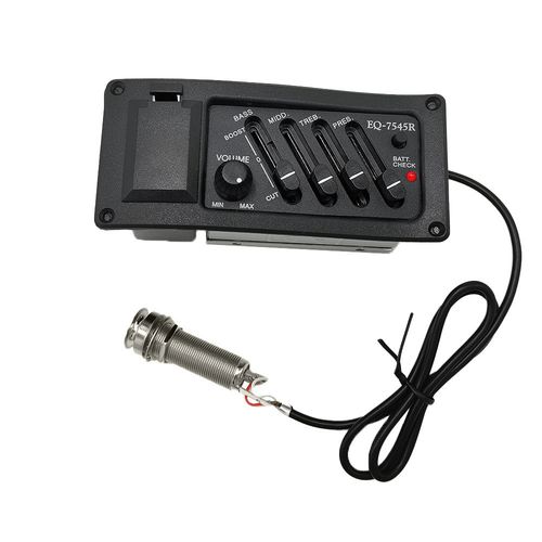 EQ-7545R拾音器 民谣与古典吉他的电箱化全能解决方案